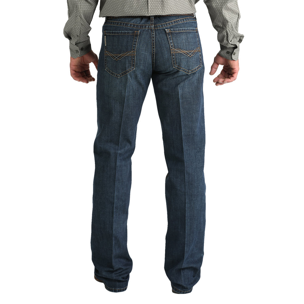 Cinch Apparel Cinch Grant Relaxed Mid Rise Dark Stonewash Boot Cut Men's Jeans