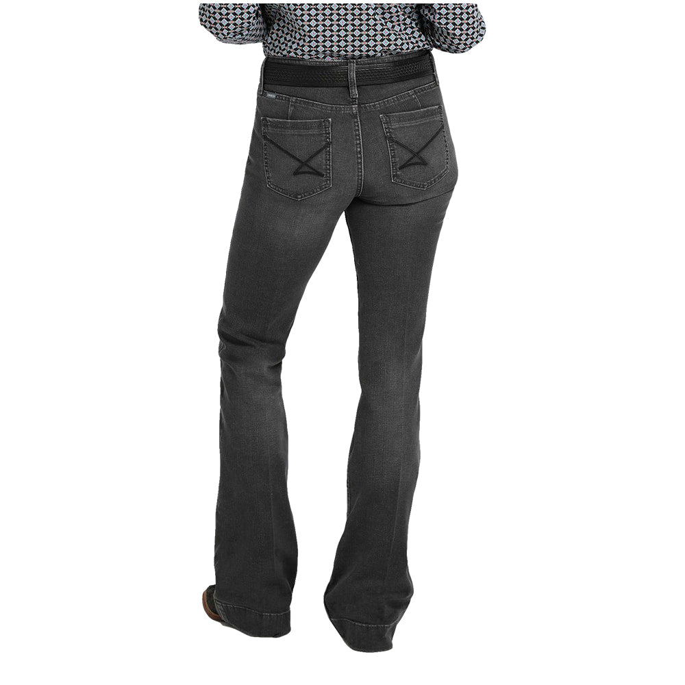 Cinch Apparel Cinch Lynden Dark Stonewash Mid Rise Slim Fit Women's Trouser Jeans