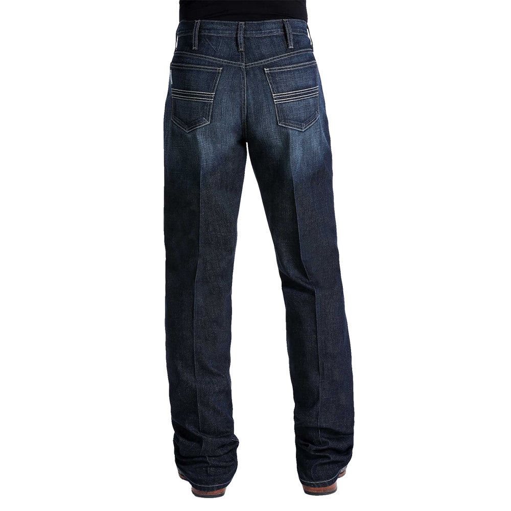 Cinch Apparel Cinch Mens Silver Label Straight Slim Mid Rise Denim Jeans