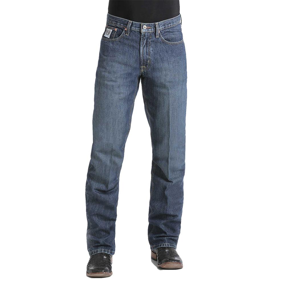 Cinch Apparel Cinch White Label Dark Stonewash Relaxed Fit Men's Jeans