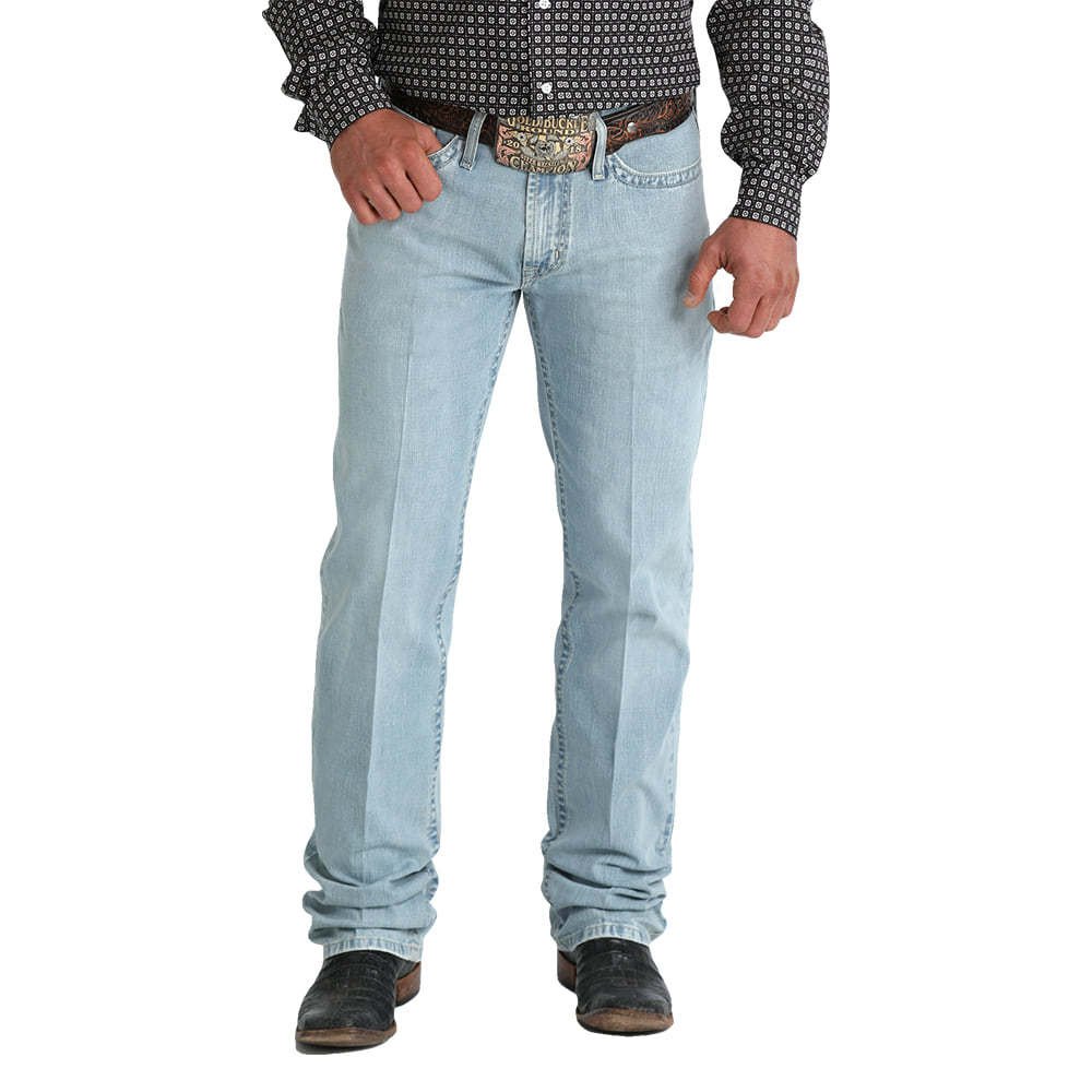 Cinch Apparel Cinch White Label Mid Rise Relaxed Straight Leg Men's Jeans in Indigo