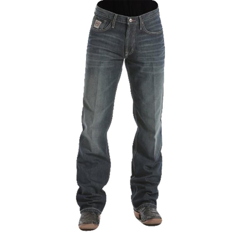 Cinch Apparel Cinch White Label Relaxed Fit Dark Stonewash Men's Jeans