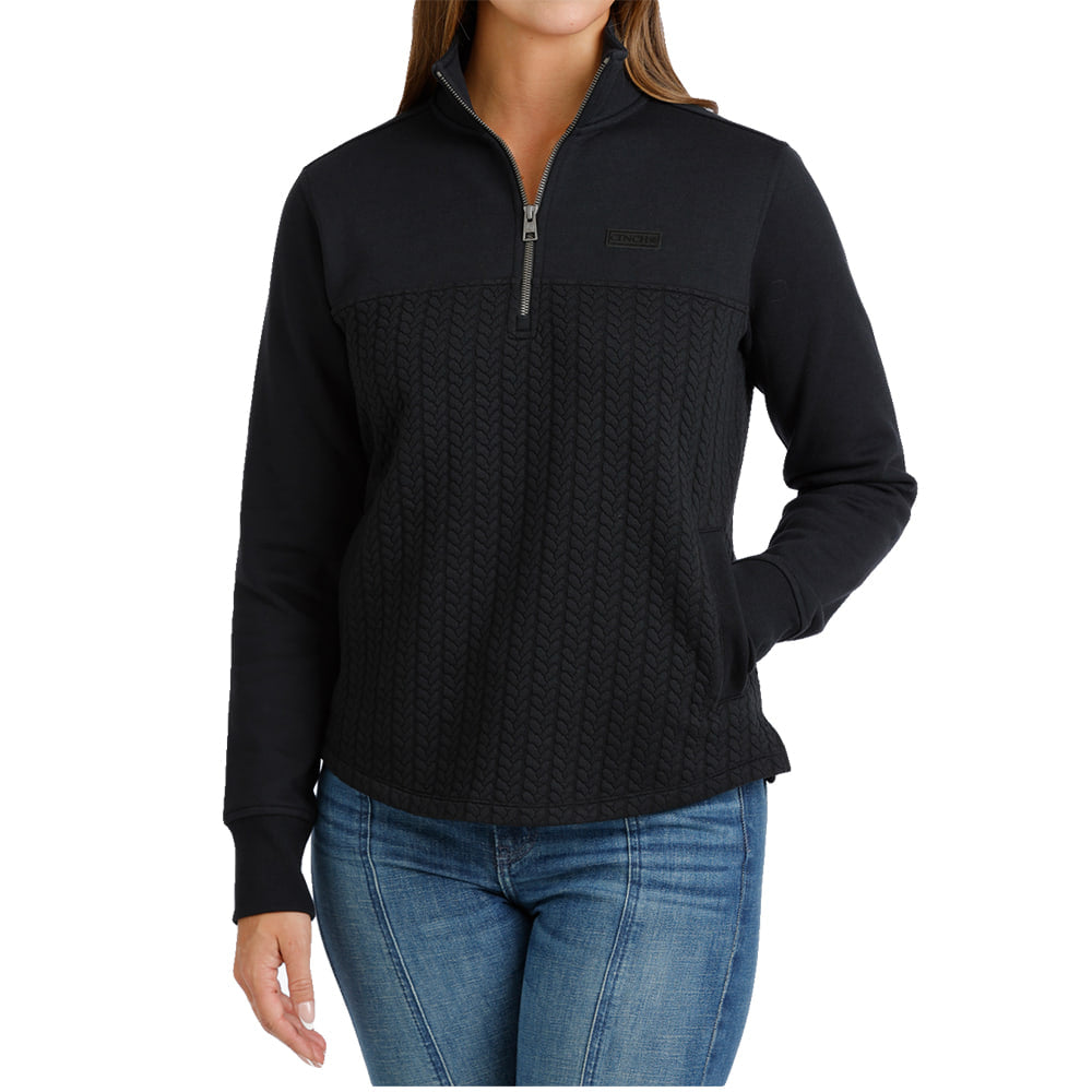 Cinch Apparel Knit 1/4 Zip Pullover