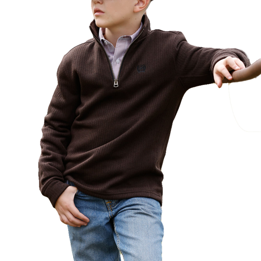 Cinch Apparel Sweater Knit Fleece 1/4 Zip