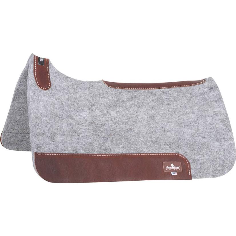 Classic Equine Tack 31"X32" / Grey Classic Equine Blended Wool Felt Pad 31"x32"x3/4"