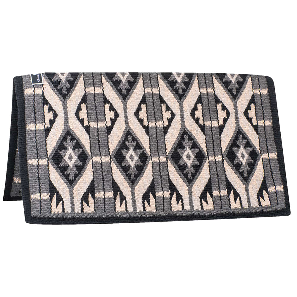 Classic Equine Tack 34" x 38" / Black/Charcoal Show Blanket