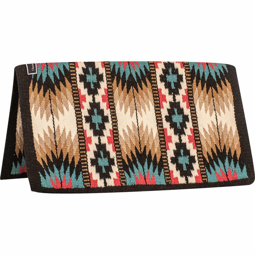 Classic Equine Tack 34"X38" / Black/Turquoise Classic Equine Show Blanket