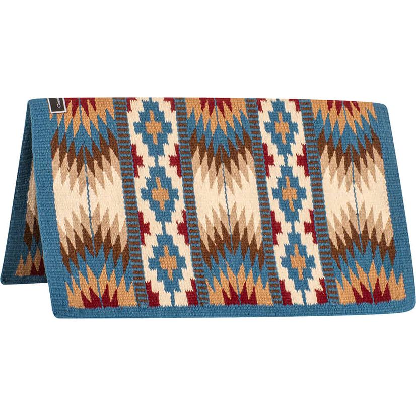 Classic Equine Tack 34"X38" / Turquoise/Cream Classic Equine Show Blanket