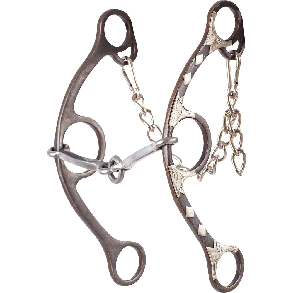 Classic Equine Tack Barrel Bit Long Shank Oring Square Snaffle