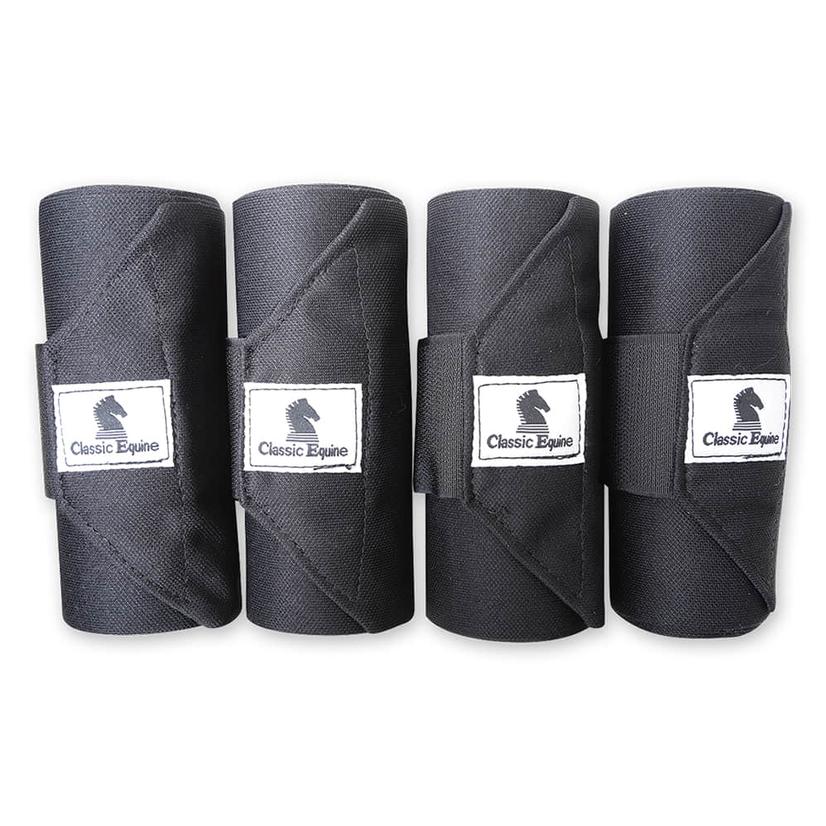 Classic Equine Tack Black / 4 Pack Classic Equine Standing Wrap Bandage
