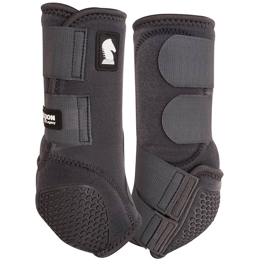 Classic Equine Tack Charcoal / M Classic Equine Flexion By Legacy Sport Boots Front