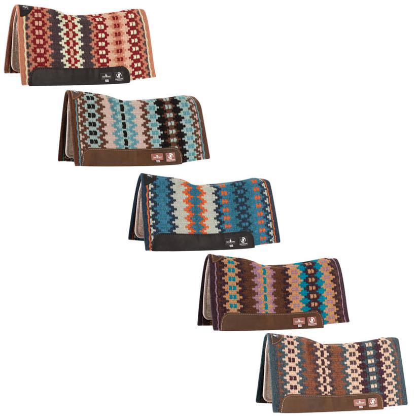 Classic Equine Tack Classic Equine Zone Wool Top Saddle Pad 32x34 x.75