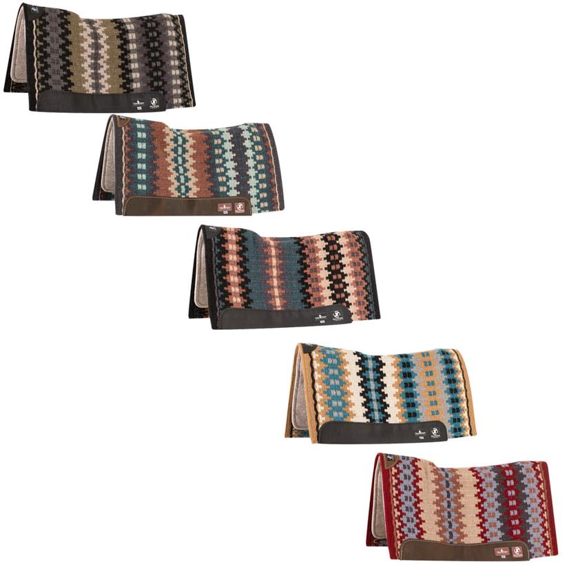 Classic Equine Tack Classic Equine Zone Wool Top Saddle Pad 34 x 38 x .75