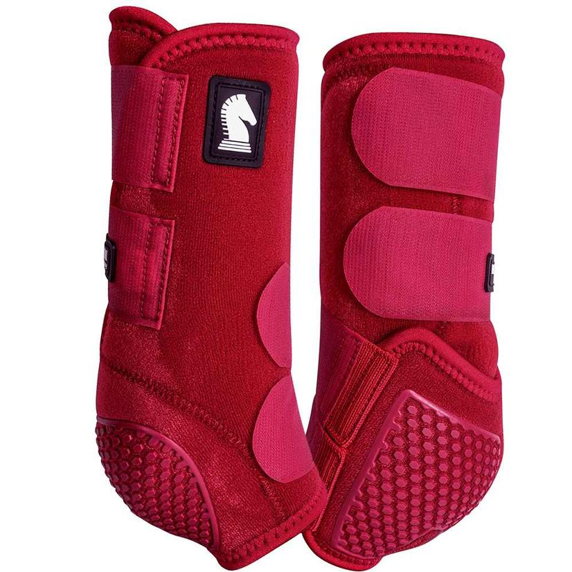 Classic Equine Tack Crimson / M Classic Equine Flexion By Legacy Sport Boots Front