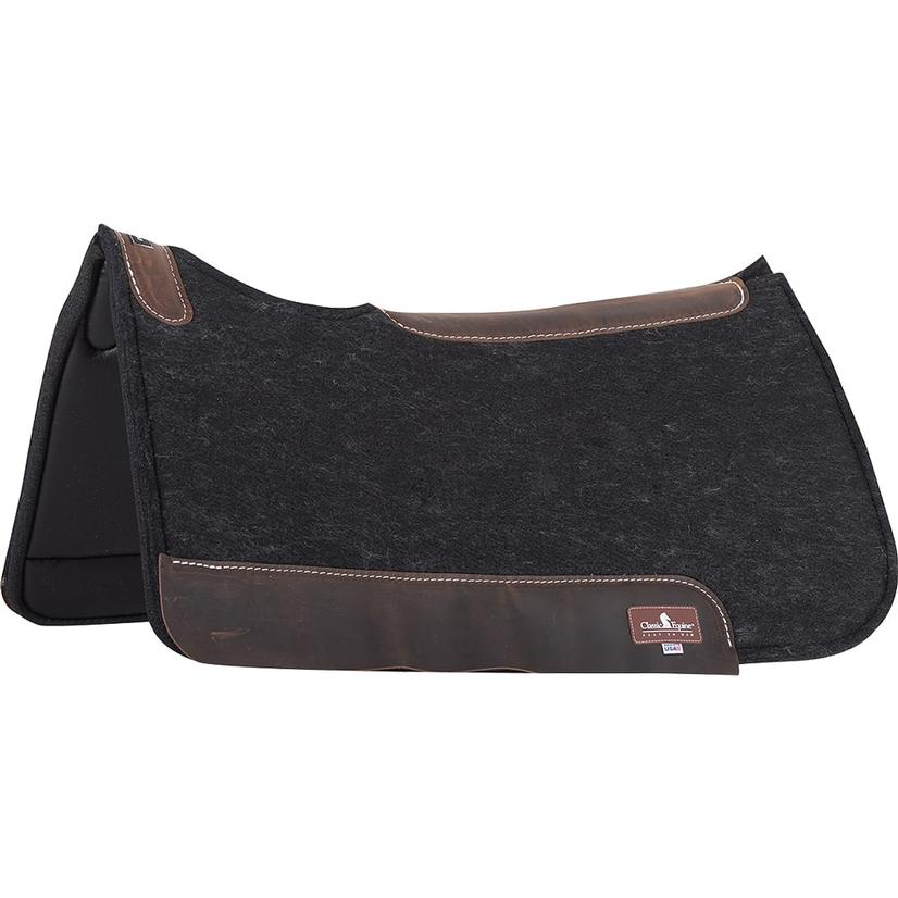 Classic Equine Tack Grey / 31"X32" Classic Contour Flex Saddle Pad 1"