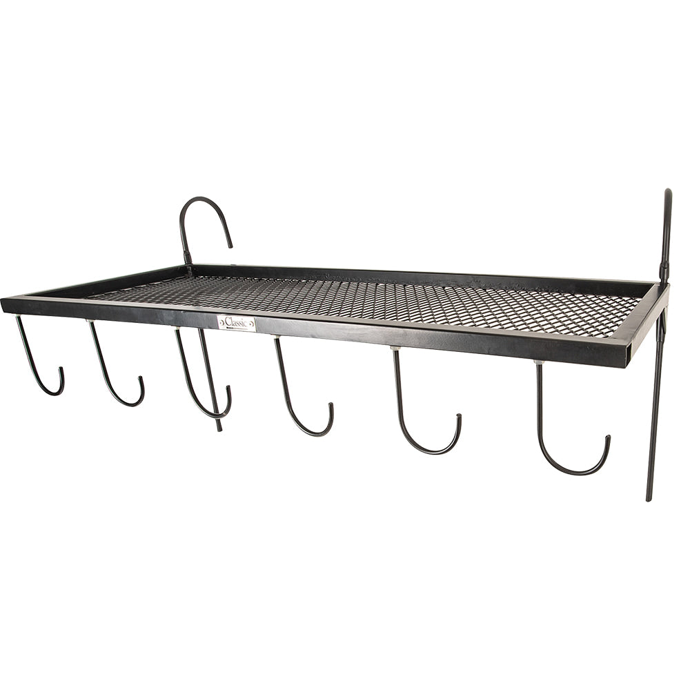 Classic Equine Tack OSFA Classic Equine Area Shelf with Rope Hooks