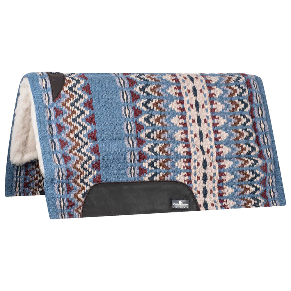 Classic Equine Tack Sensorflex Wool Felt Pad Cornflower