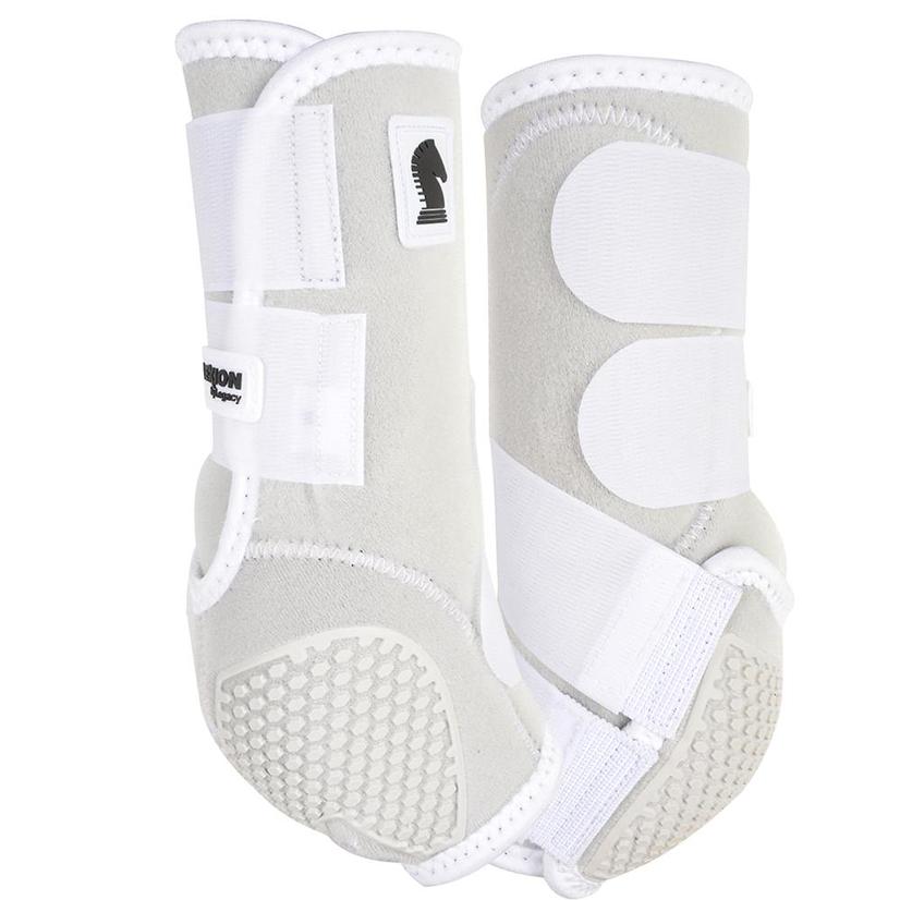 Classic Equine Tack White / M Classic Equine Flexion By Legacy Sport Boots Front