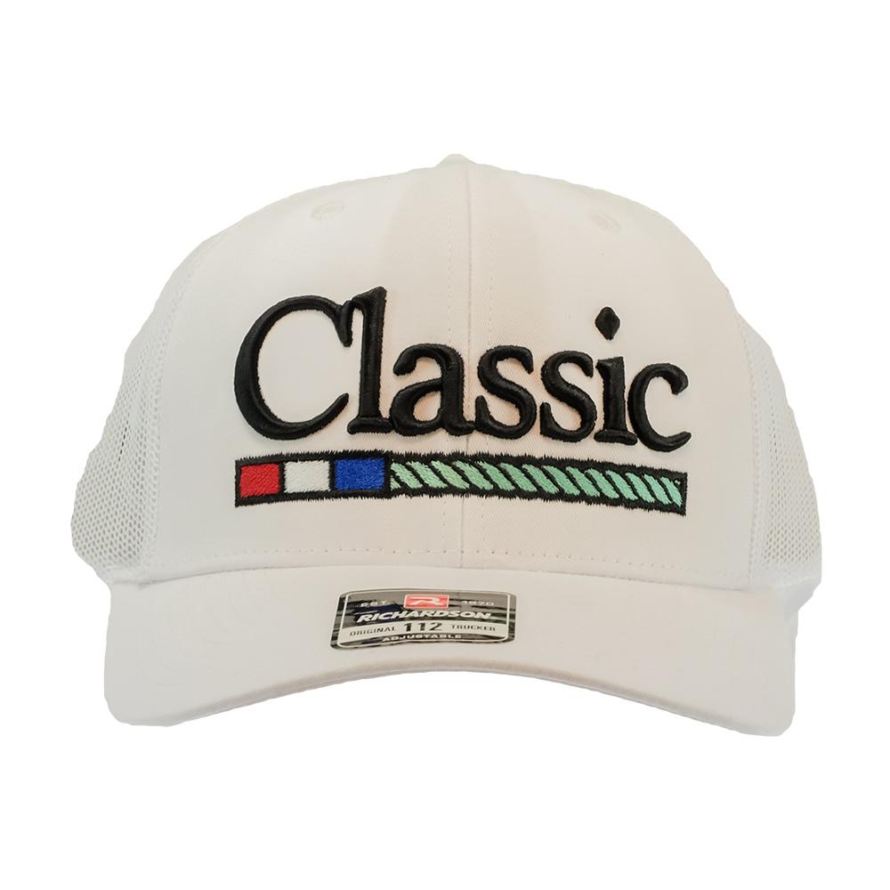 Classic Rope Hats OSFA / WHITE Classic Rope 3D Puff Embroidery White Cap