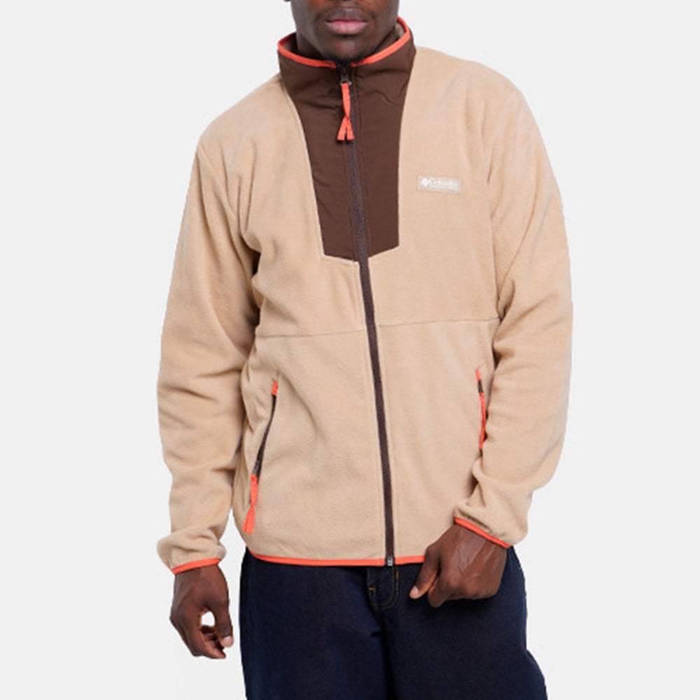 Columbia Sportswear Apparel Columbia Sportswear Men's Sequoia Grove Full Zip Fleece Jacket in Canoe and Tobacco