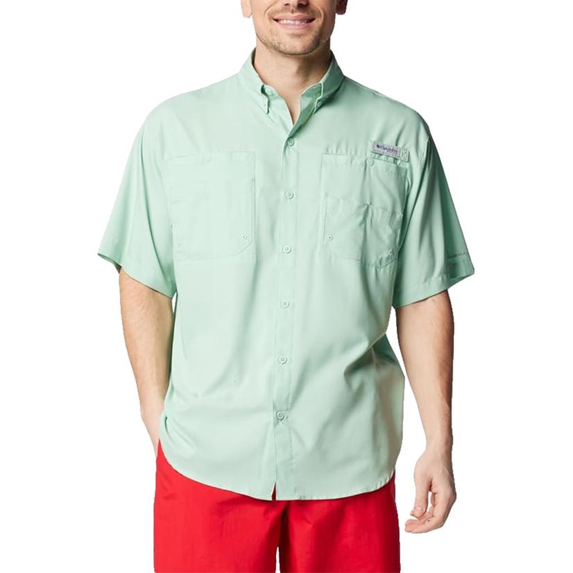 Columbia Sportswear Apparel Columbia Sportswear Ocean Mint Tamiami II Long Sleeve Men's Shirt