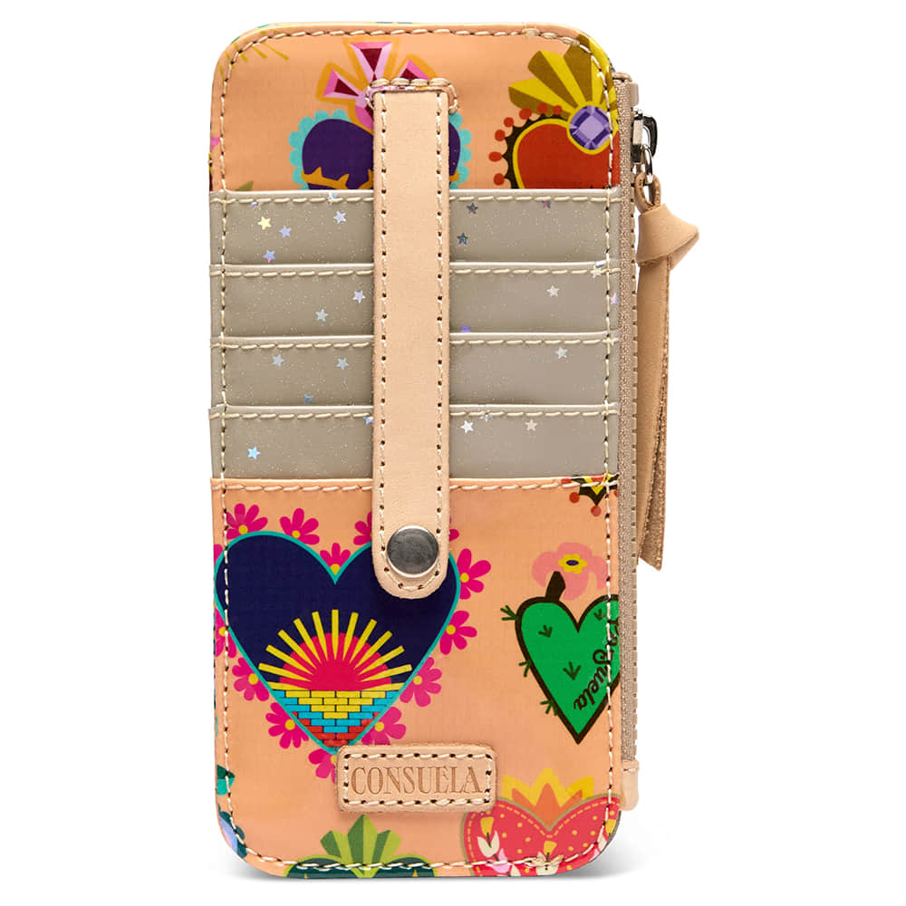 Consuela Other Consuela Women's Peach Multicolor Card Organizer