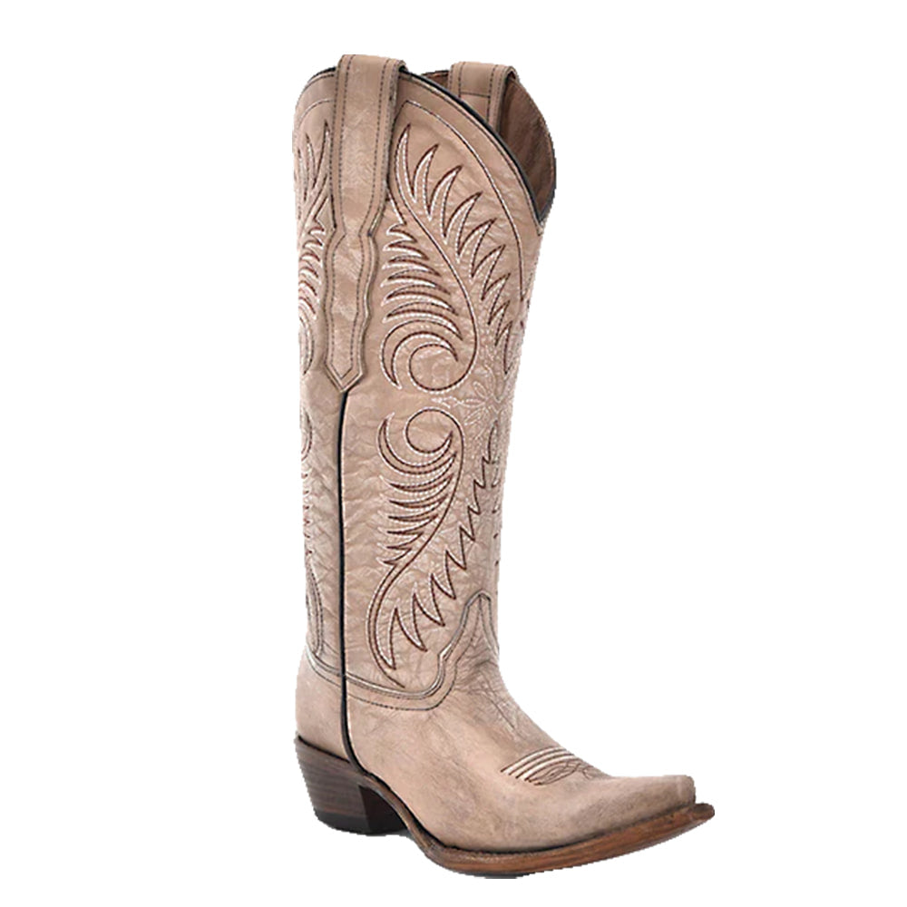 Corral Boots Footwear Corral Boots Women's Sand Cowhide Embroidery Boot