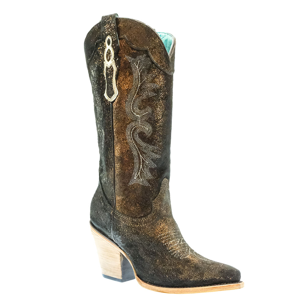 Corral Boots Footwear Corral LD Copper-Black Metallized Leather Women's Boot