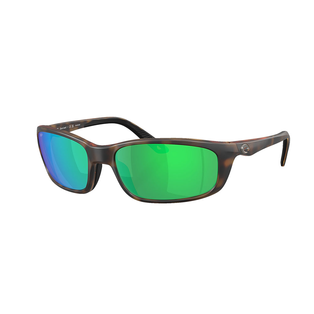 Costa Sunglasses Apparel Costa Sunglasses Brine II Matte Tortoise with Green Mirror Sunglasses