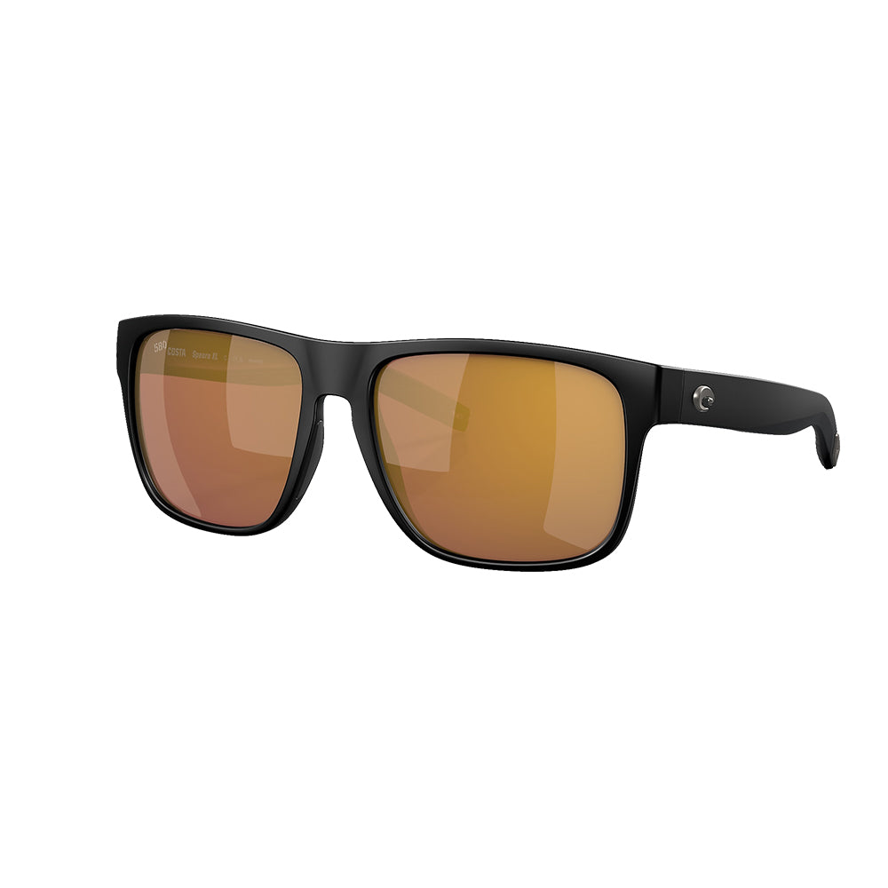 Costa Sunglasses Apparel Costa Sunglasses Spearo XL Matte Black with Gold Mirror Sunglasses