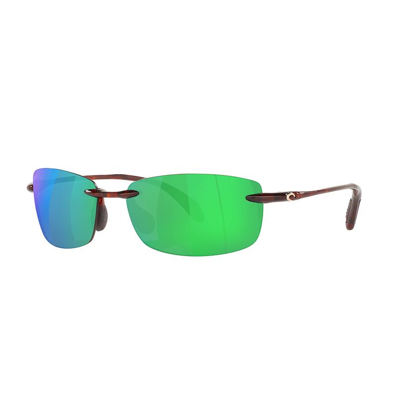 Costa Sunglasses Costa Ballast Tortoise Frame Green Mirror Polarized Poly Lens Women's Sunglasses