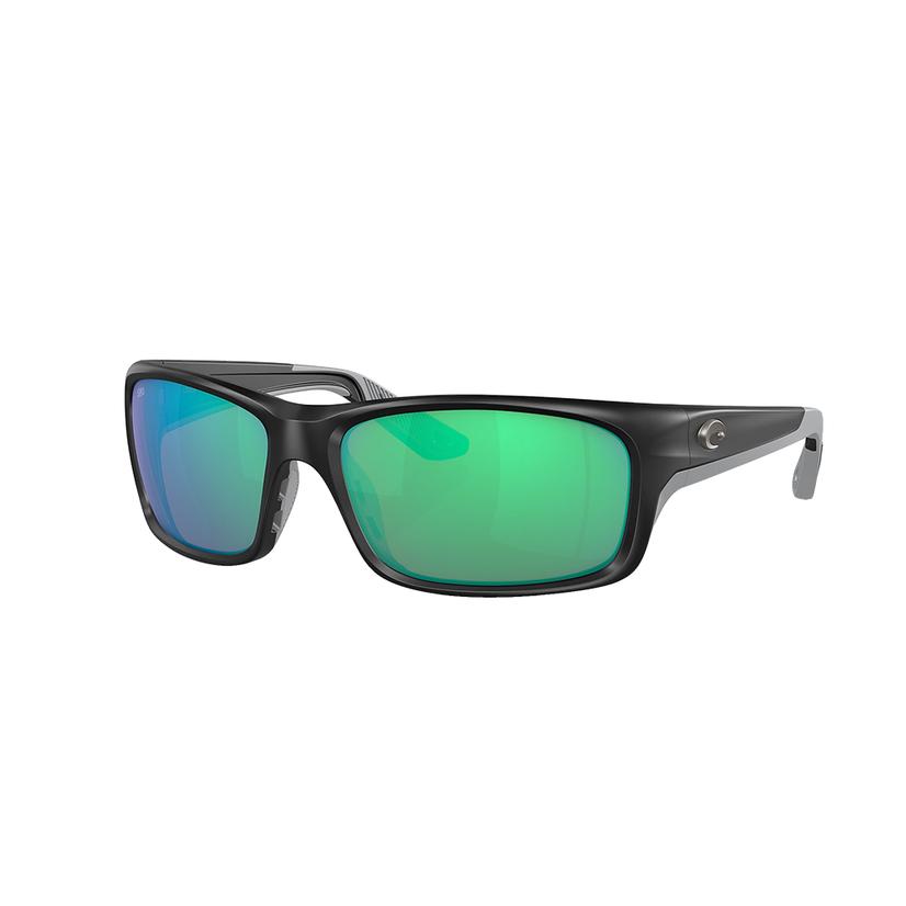 Costa Sunglasses OSFA / BLACK Costa Jose Pro Matte Black Frame Green Mirror Polarized Glass Lens Men's Sunglasses