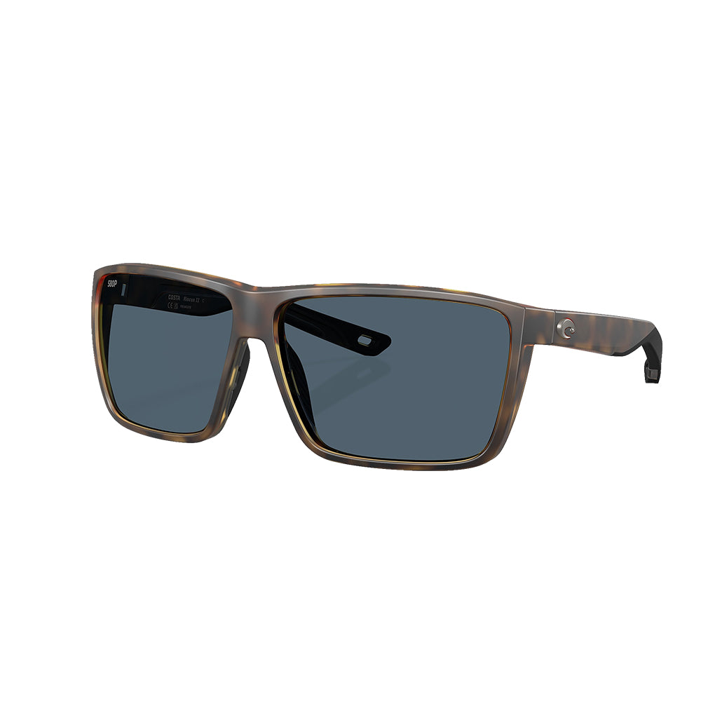 Costa Sunglasses Other Costa Rincon II Matte Tortoise Frame Grey Polarized 580P Polycarbonate Lens Sunglasses