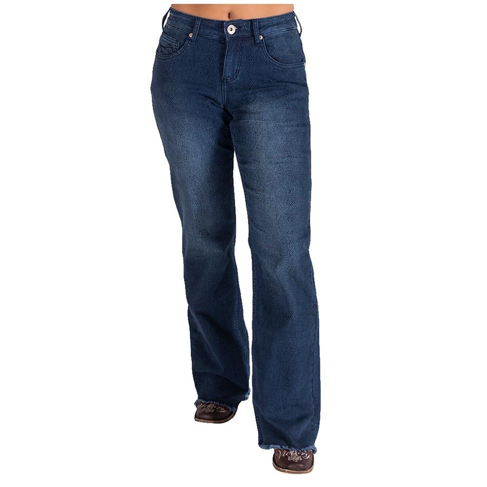 Cowgirl Tuff Apparel Cowgirl Tuff Midnight Python Wide Leg Women's Jeans
