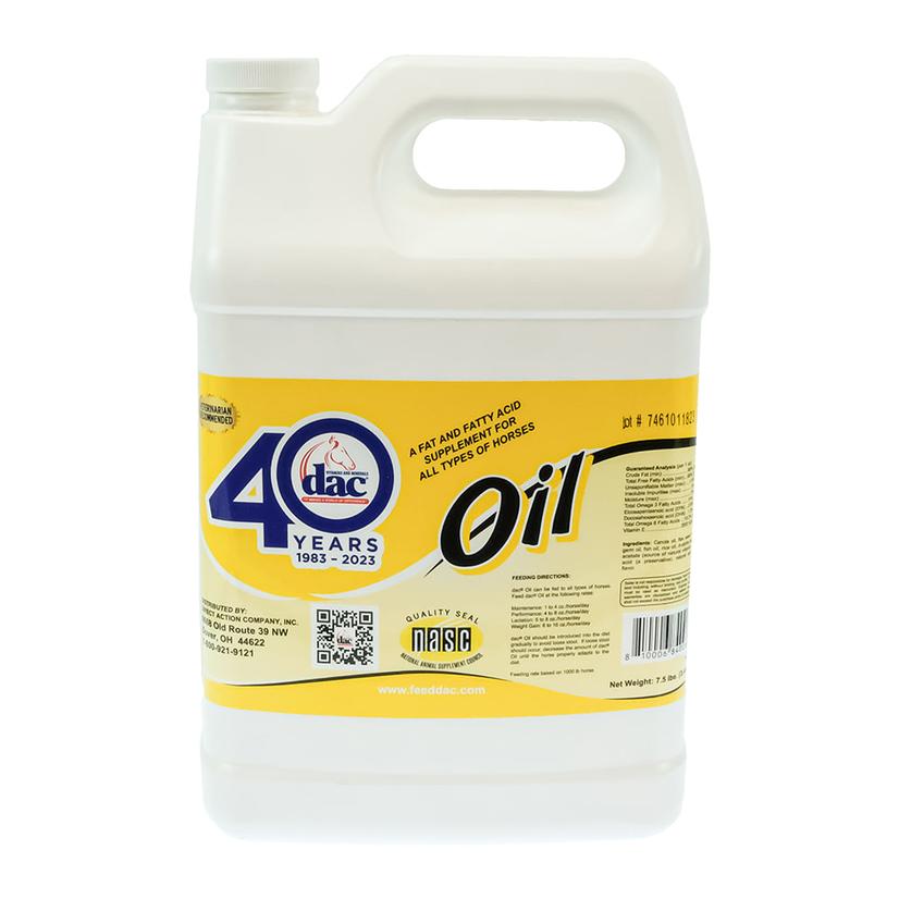 DAC Supplies 7.5lb DAC Oil 1 Gallon