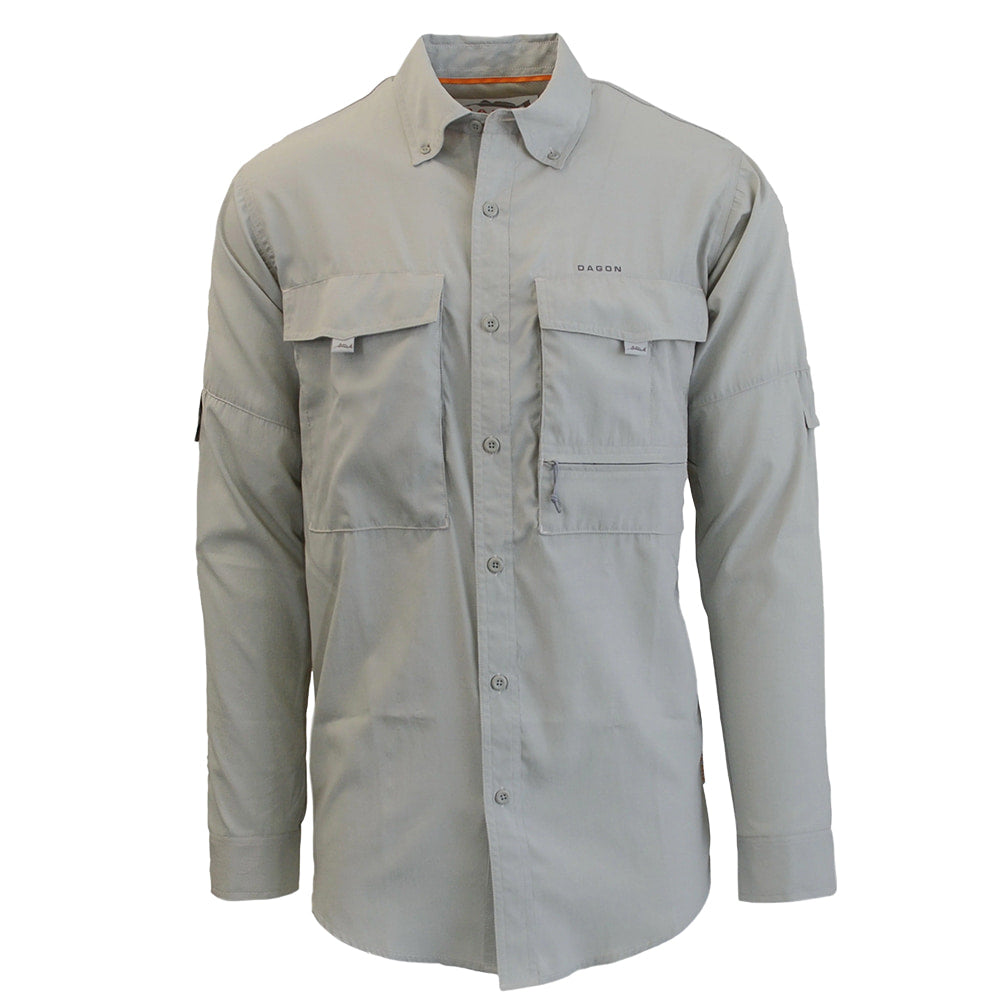 Dagon Fishing Apparel Dagon Original Gray Cloud Long Sleeve Shirt