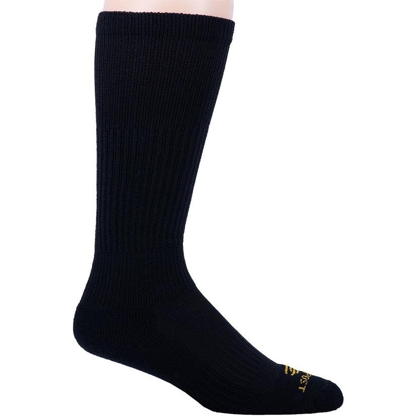 Dan Post Boot Company Apparel Dan Post Boot Company Over The Calf Black Boot Socks