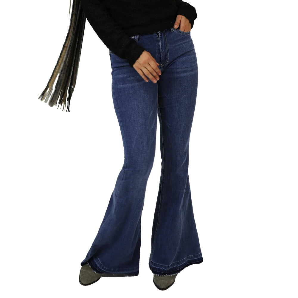 Dear John Denim 200 WOMENS PANTS AND JEANS Dear John Denim Kara Medium Wash Women's Flare Jeans