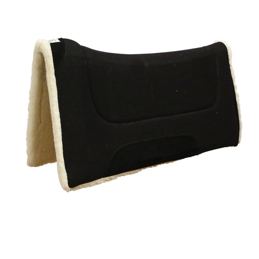 Diamond Wool Pad CO Tack Diamond Wool Contoured Comfort Cutter 32 X 32 Western Saddle Pad