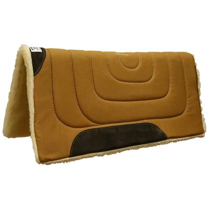 Diamond Wool Pad CO Tack Tan / 32"X32" Diamond Wool Cutter Work Saddle Pad 32"x32"