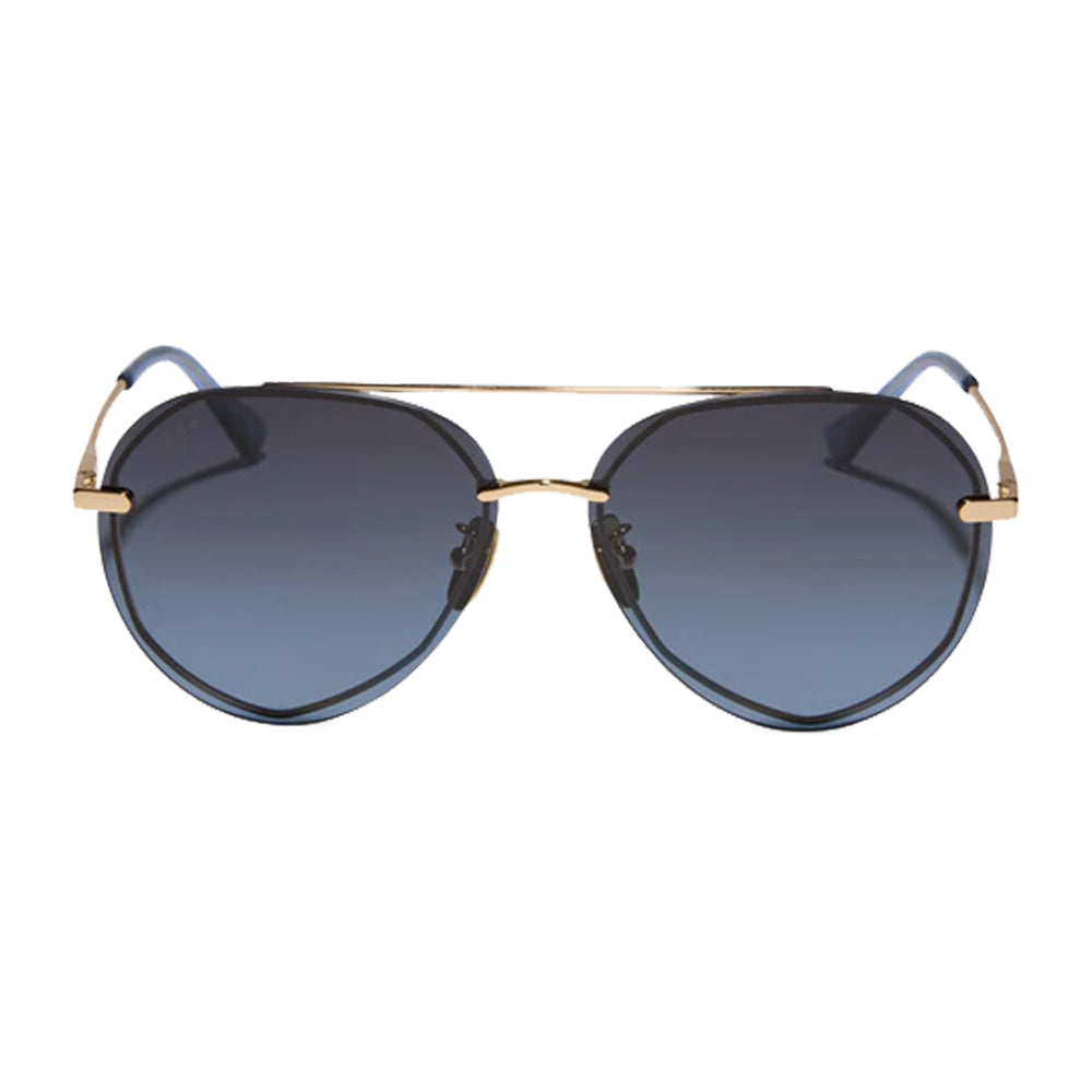 Diff Eyewear Apparel Diff Eyewear Gold and Blue Gradient Lens
