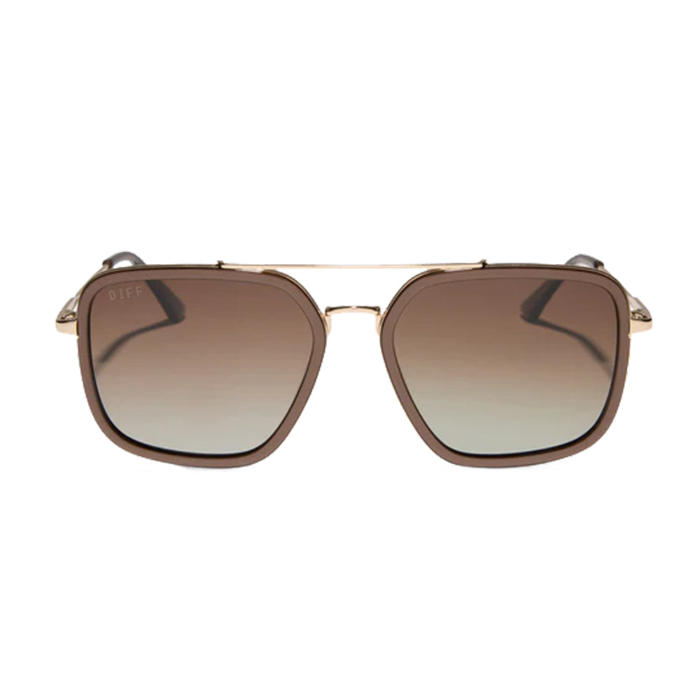 Diff Eyewear Apparel Diff Eyewear Jordan Moscow Mule and Brown Gradient Sunglasses