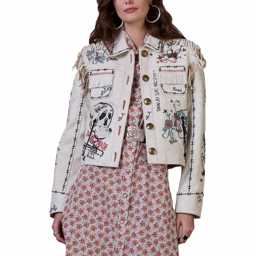 Double D Ranch Apparel Double D Ranch Wagon Train Jacket in Baby's Breath