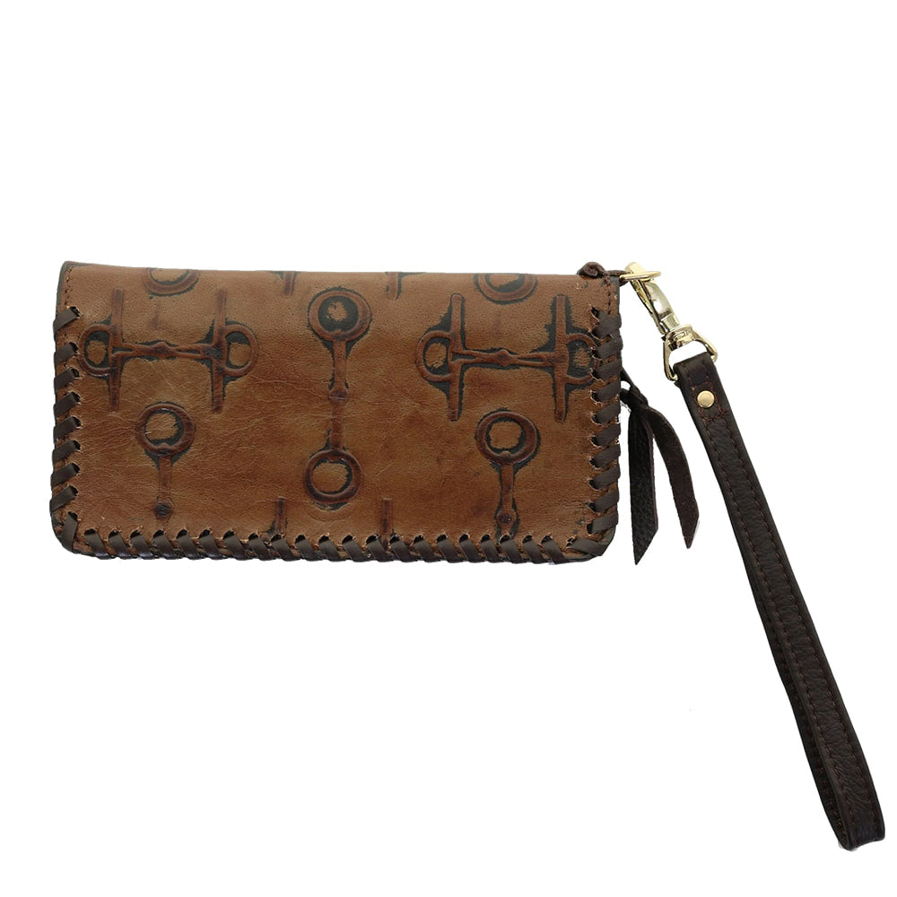 Double J Saddlery Other Double J Saddlery Ladies Caramel Bits Zipper Wallet