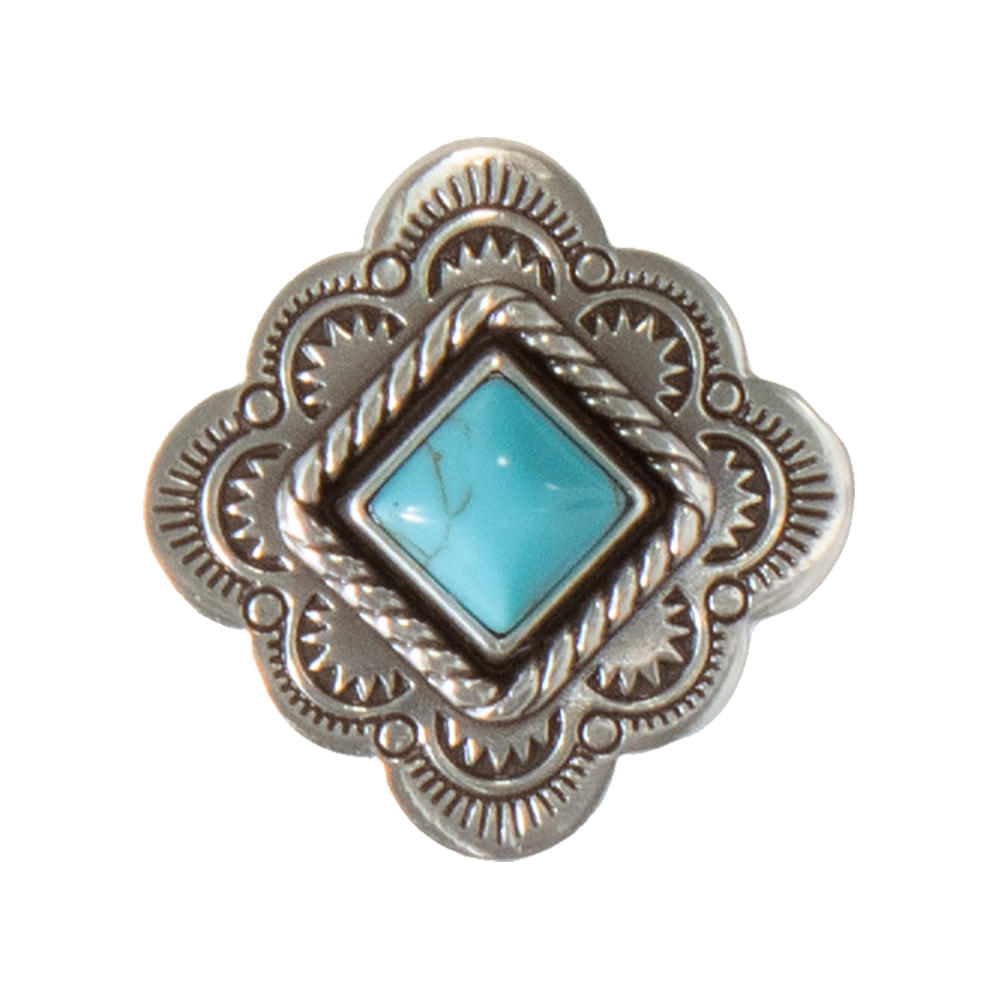 Double S Other Double S Diamond Turquoise Scarf Slide