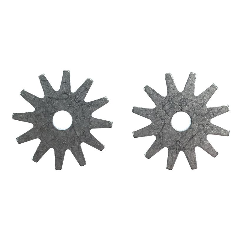 Dutton Bits Tack 1" / Silver Dutton Bits Silver 12 Point Spur Rowels Paired