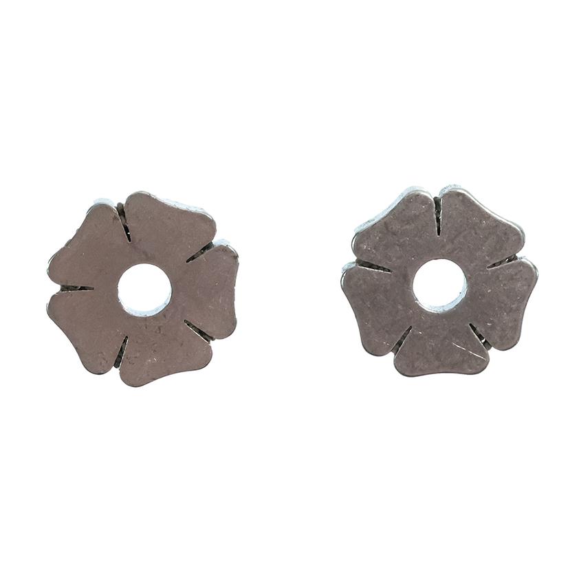 Dutton Bits Tack 5/8" / Silver Dutton Bits Silver 5 Point Clover Spur Rowels