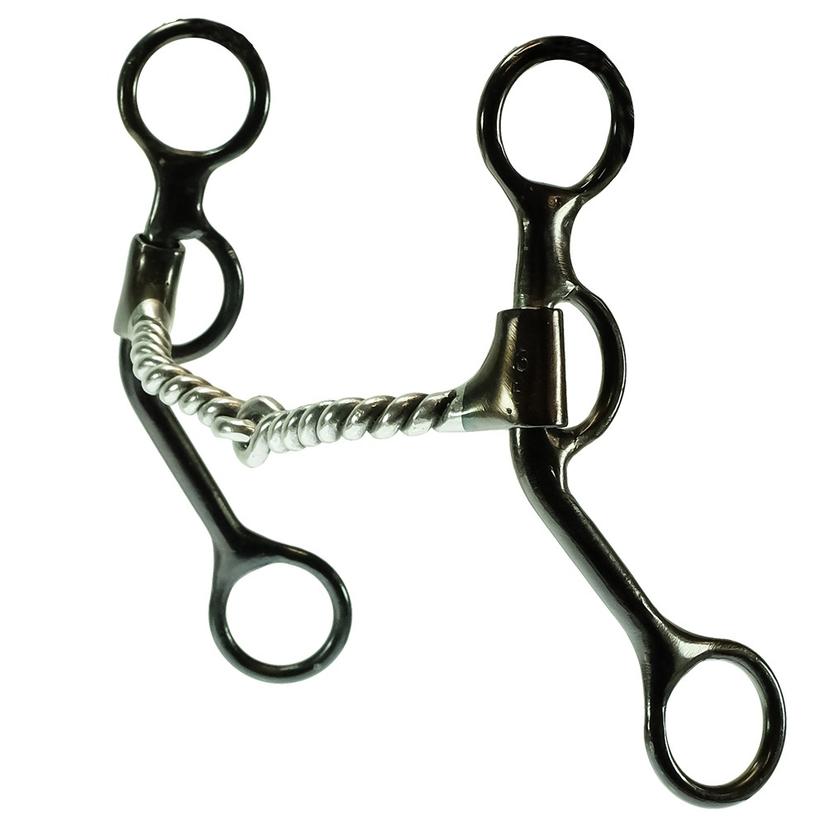 Dutton Bits Tack Dutton 6" Hinged Twisted Cheek Snaffle