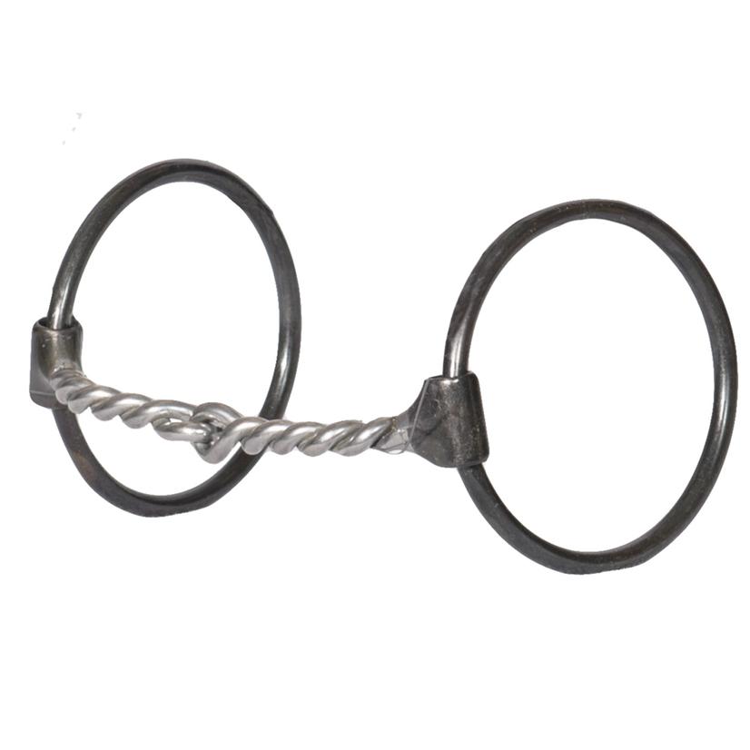 Dutton Bits Tack Dutton O-Ring Snaffle Twisted Wire Bit