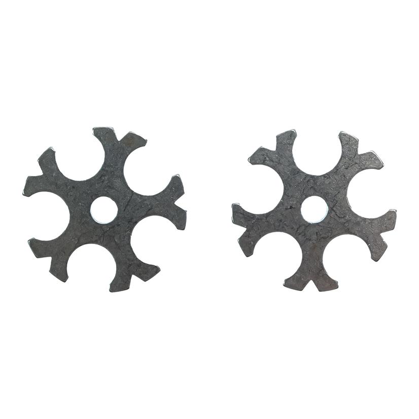 Dutton Bits Tack Silver / 1 1/4" Dutton Bits Silver 5 Point Spur Rowels Paired 1 1/4"